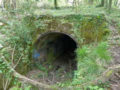 Rockwood Colliery tunnel under Barry Railway, Taffs Well, June 2013